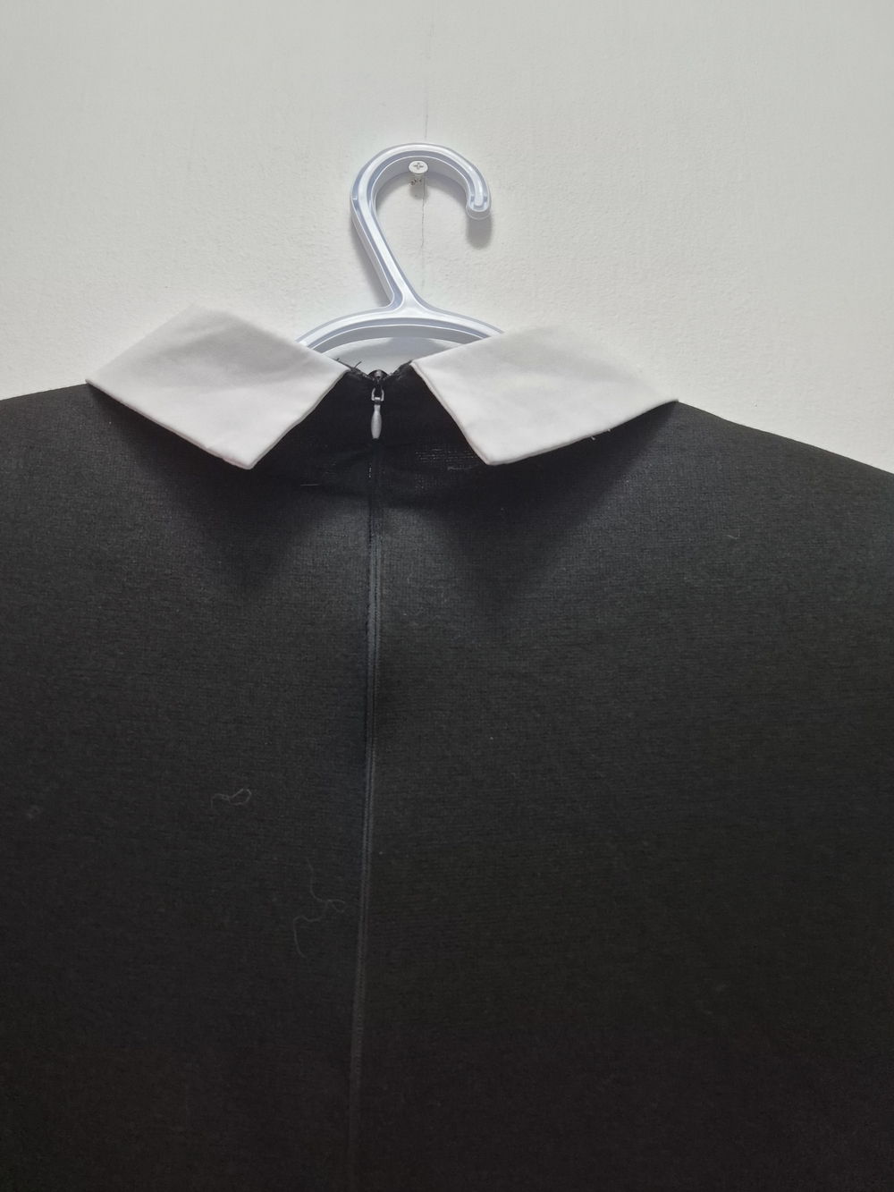 Forever 21 Black Mini Dress with White Collar & Cuff Trim - Picture 6 of 6